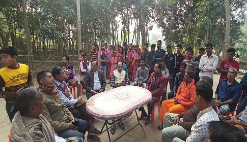 মহম্মদপুরে মন্দির পরিদর্শন করেন উপজেলা পূজা উদযাপন পরিষদের নেতৃবৃন্দ 