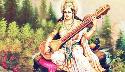 দেবী সরস্বতী বিদ্যা, জ্ঞান ও ললিতকলার প্রতীক