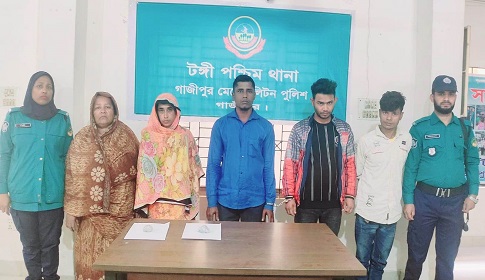টঙ্গীতে লক্ষাধিক টাকার হেরোইনসহ দুইজন আটক