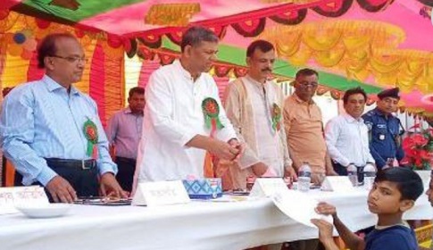 মাগুরার শ্রীপুরে পঞ্চপল্লী মাধ্যমিক বিদ্যালয়ে একাডেমিক ভবনের উদ্বোধন 