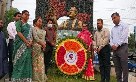 ঝিনাইদহে বঙ্গবন্ধুর জন্মবাষির্কী উদযাপন