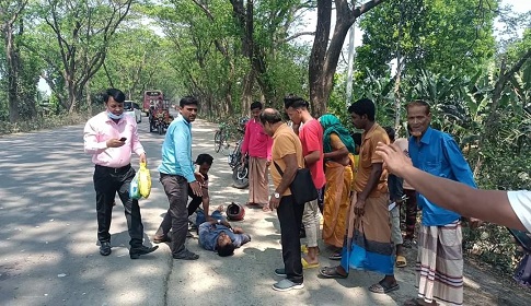 শৈলকূপায় সড়ক দুর্ঘটনায় যুবক নিহত