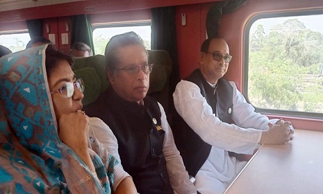 ভাঙ্গা জংশন থেকে ‘পদ্মা ট্রায়াল স্পেশাল ট্রেন’র যাত্রা শুরু