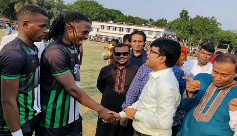 মহম্মদপুরে শেখ রাসেল ফুটবল টুর্ণামেন্টের ফাইনাল অনুষ্ঠিত