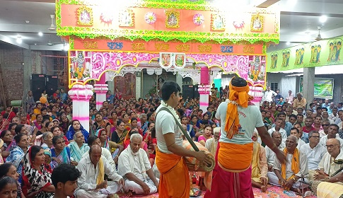 নগরকান্দায় শোলপুরে ৭৬তম তারকব্রহ্ম মহানাম যজ্ঞ অনুষ্ঠান সমাপ্ত