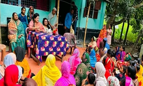 মহম্মদপুরে পরিবর্তন মহিলা উন্নয়ন সংস্থার আলোচনা সভা