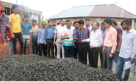 মহম্মদপুরে নির্মিত হচ্ছে মহাশ্মশান, পরিদর্শনে জেলা প্রশাসক