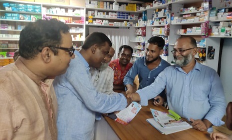 শ্রীনগরে গোলাম সারোয়ার কবীরের গণসংযোগ