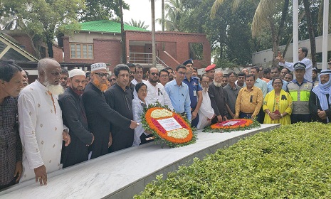 শেখ কামালের জন্মদিনে জাতির পিতার সমাধিতে শ্রদ্ধা 