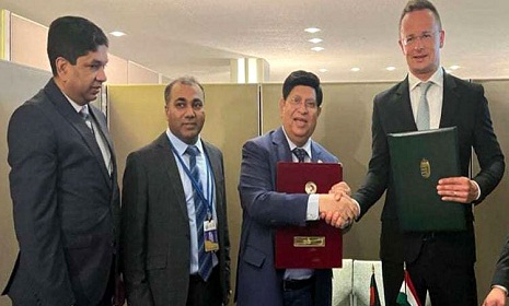 হাঙ্গেরির সঙ্গে তিন চুক্তি ও সমঝোতা স্মারক সই