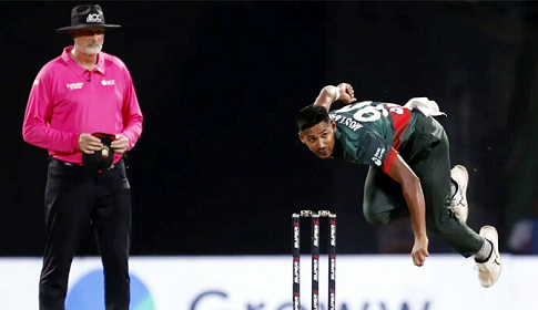 মোস্তাফিজের গতির আগুনে কিউইদের টপ অর্ডারে ভাঙন