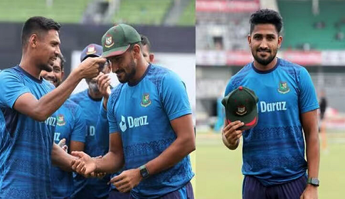 অভিষেকে প্রথম ওভারেই উইকেট খালেদের