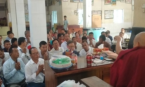 কাপ্তাইয়ে ঐতিহ্যবাহী চিৎমরম বৌদ্ধ বিহারে মহা সংঘদান অনুষ্ঠিত