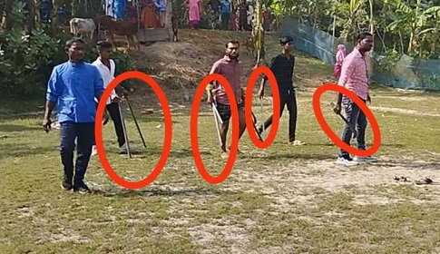তালতলীতে ভাড়াটে সন্ত্রাসীদের হামলায় আহত ১
