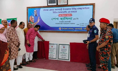 পলাশবাড়ীতে বিভিন্ন উন্নয়নমুলক কাজের উদ্বোধন
