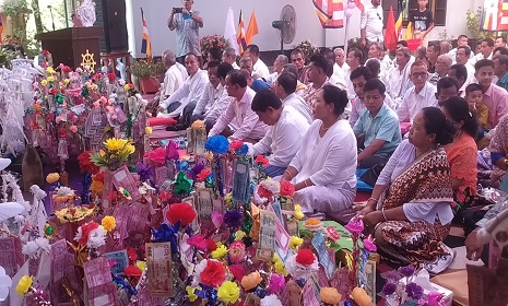 বড়খোলা বুদ্ধ শাসন রক্ষিত বৌদ্ধ বিহার কঠিন চীবর দান ও উর্দ্ধমুখী সম্প্রসারণ ছাত্রাবাস ভবন উদ্বোধন