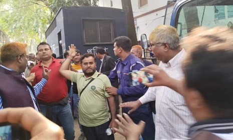কাপাসিয়া প্রেসক্লাবের সাধারণ সম্পাদককে জেল হাজতে প্রেরণ