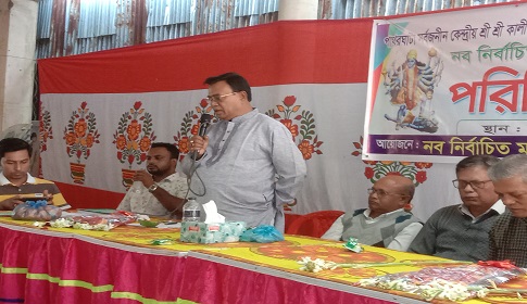 পাথরঘাটায় মন্দিরের কার্যনির্বাহী কমিটির পরিচিতি সভা