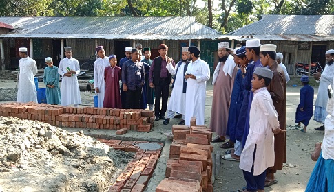 সুবর্ণচরে মাদ্রাসা ভবনের উদ্বোধন