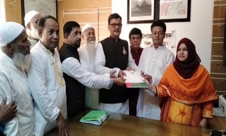 মনোনয়নপত্র দাখিল করলেন নৌপরিবহন প্রতিমন্ত্রী খালিদ