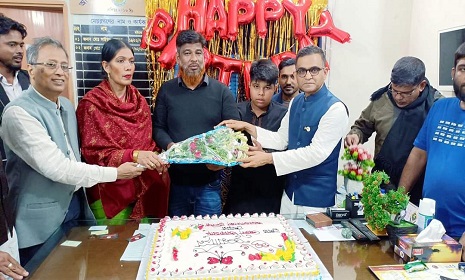 আলফাডাঙ্গা পৌর মেয়রের জন্মদিনে জার্মানির অনরারি কনস্যুলার