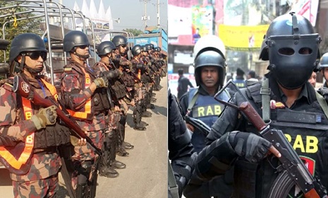 সারাদেশে ১৫৭ প্লাটুন বিজিবি মোতায়েন, টহলে র্যাবের ৪১৮ দল