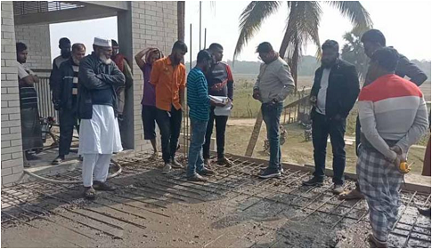 কলাপাড়ায় মুসুল্লীয়াবাদ সরকারি প্রাথমিক বিদ্যালয়ের ওয়াশ ব্লক নির্মাণ কাজ বন্ধ