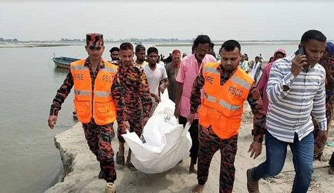 ফরিদপুরে ছেলেকে বাঁচাতে পদ্মা নদীতে নিখোঁজ বাবার লাশ উদ্ধার