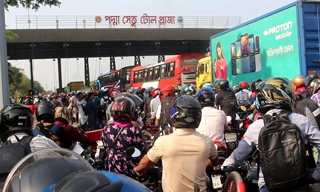 পদ্মা সেতুতে দেড় হাজার কোটি টাকা টোল আদায়ের মাইলফলক