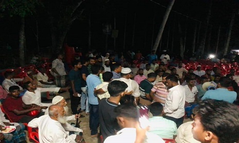 সালথার বল্লভদীতে ওয়াদুদ মাতুব্বরের পক্ষে নির্বাচনী উঠান বৈঠক