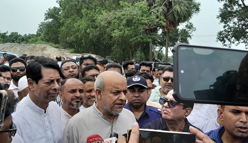 মাগুরায় রেলপথ প্রকল্পের অগ্রগতি পরিদর্শনে রেলমন্ত্রী