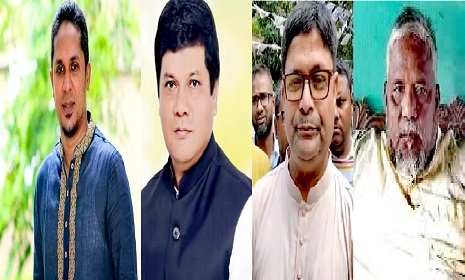 দিনাজপুরে বাবু, আফসার, বিপু ও ফারুক উপজেলা চেয়ারম্যান নির্বাচিত