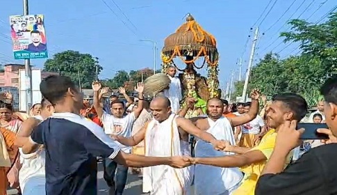 ফরিদপুরে শ্রী অঙ্গনে জগদ্বন্ধু সুন্দরের আবির্ভাব উৎসব সমাপ্ত