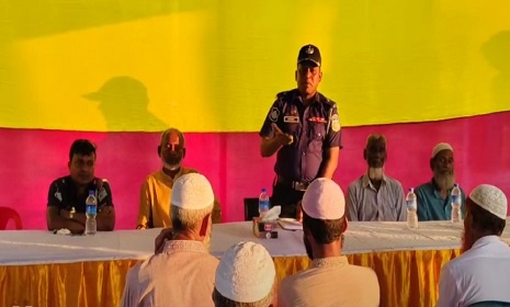 তারাকান্দা থানায় আইনশৃঙ্খলা রক্ষায় মত বিনিময়