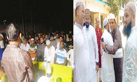 শ্রীনগরে ভাইস চেয়ারম্যান প্রার্থী এড.কামরুল হাসানের উঠান বৈঠক অনুষ্ঠিত