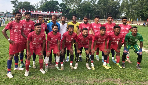 পঞ্চগড় ডিসি গোল্ডকাপ ফুটবল টুর্নামেন্টের দ্বিতীয় ম্যাচে গাইবান্ধার জয়