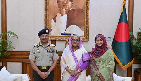 প্রধানমন্ত্রীর সঙ্গে বিদায়ী সেনাপ্রধানের সাক্ষাৎ