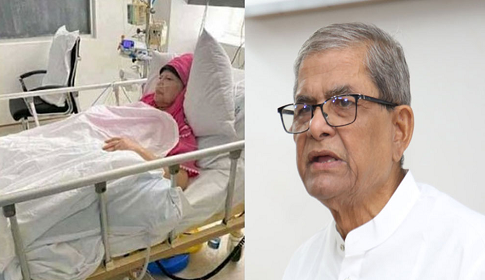 খালেদা জিয়াকে দেখতে হাসপাতালে ফখরুল