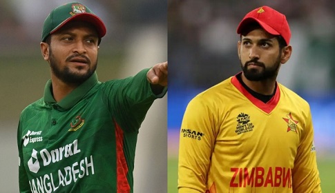 সাকিব আল হাসানকে লজ্জায় ফেললেন সিকান্দার রাজা