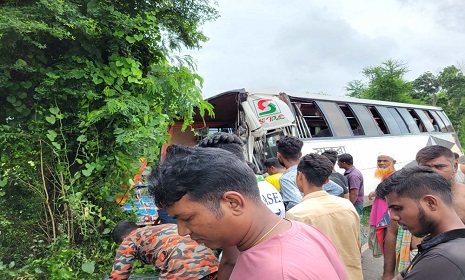 মুকসুদপুরে সড়কে প্রাণ গেল দুই সহোদরসহ ৪ জনের