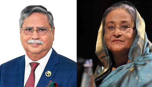 রাষ্ট্রপতির কাছে পদত্যাগপত্র দিয়েছেন শেখ হাসিনা