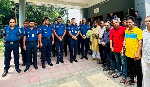 গোপালগঞ্জে সব থানার পুলিশ কাজে যোগ দিয়েছে  