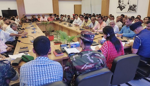 কোটালীপাড়ায় দুর্গা পূজার প্রস্তুতি সভা