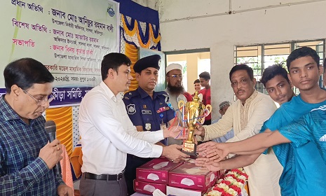 সালথায় জাতীয় স্কুল-মাদ্রাসা গ্রীষ্মকালিন ক্রীড়া প্রতিযোগিতা সমাপনী ও পুরস্কার বিতরণ
