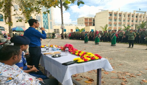 টুঙ্গিপাড়ার ৯২ মন্ডপে দায়িত্ব পালন করবে ৫৮০ আনসার সদস্য