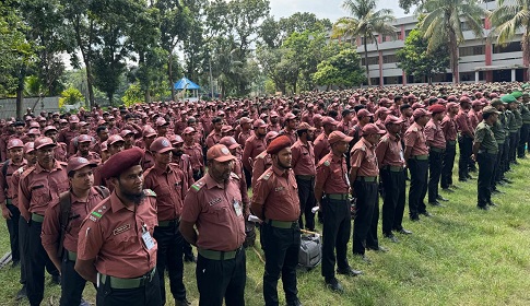 ফরিদপুরে ১৯২টি পূজা মন্ডপের দায়িত্বে ১৩২৬ আনসার ভিডিপি