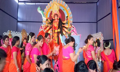 ধামরাইয়ে শান্তিপূর্ণভাবে প্রতিমা বির্সজন