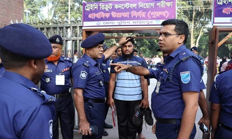 ফরিদপুরে পুলিশ ট্রেইনি রিক্রুট কনস্টেবল (টিআরসি) পদে নিয়োগ কার্যক্রম শুরু