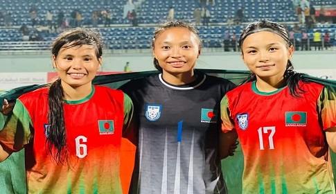 সাফজয়ী রুপনা-ঋতুপর্ণাকে খোলা ট্রাকে সংবর্ধনার প্রস্তুতি রাঙ্গামাটিতে