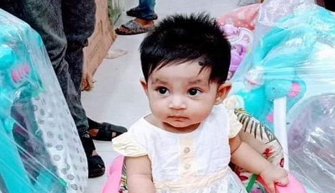 মুখে স্প্রে করে আট মাস বয়সী শিশুকে নিয়ে যায় ডাকাতরা